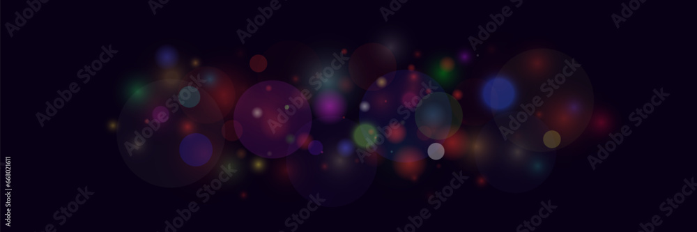 Background of multi-colored circles, bright confetti, sparkles. Abstract background pattern.