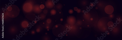 Lights background. Abstract circles, wallpaper with bokeh on a dark background