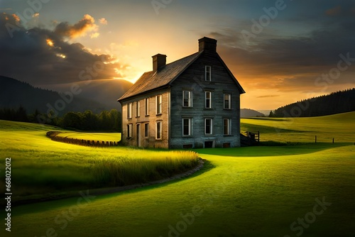 house in the field