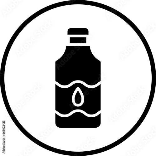 Water Bottle Icon Style