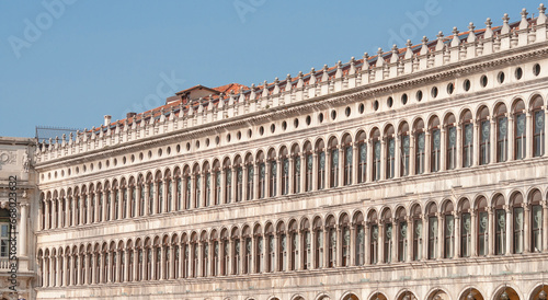 The National Archaeological Museum is a museum in Venice. The building that encloses the far end of the Piazza San Marco photo