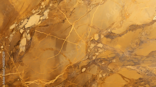 Polished gold marble