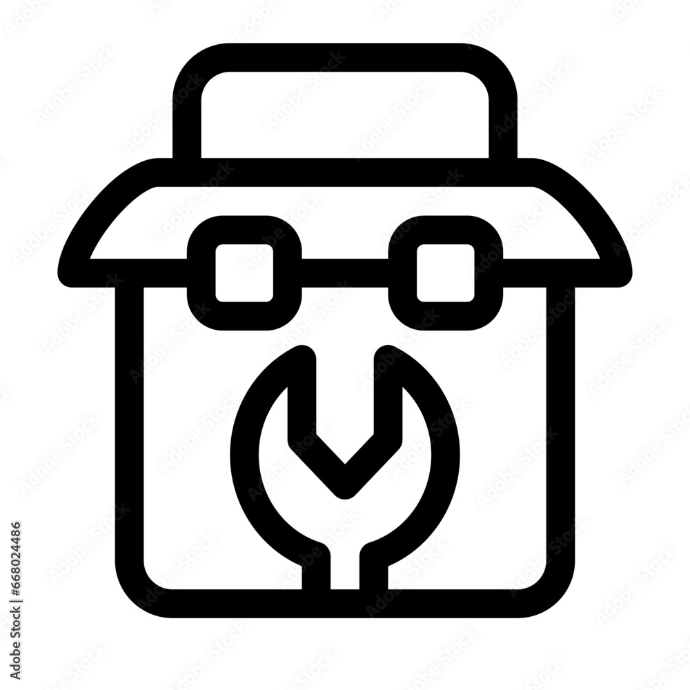 toolbox line icon