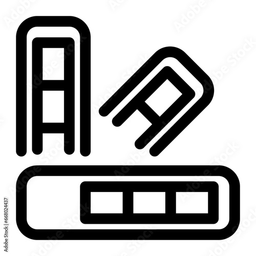 swatches line icon