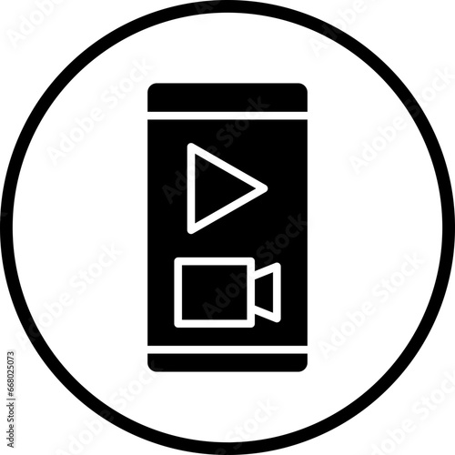 Mobile Live Stream Icon Style