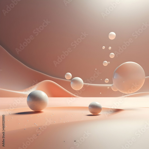 3d render of a person holding a ball
