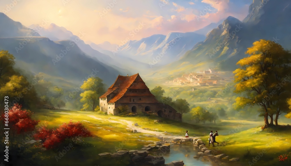 Naklejka premium Generated image