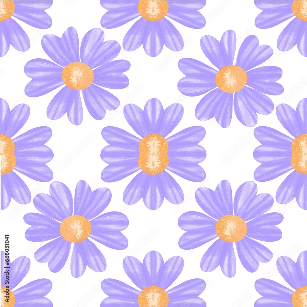 Obraz premium seamless floral pattern