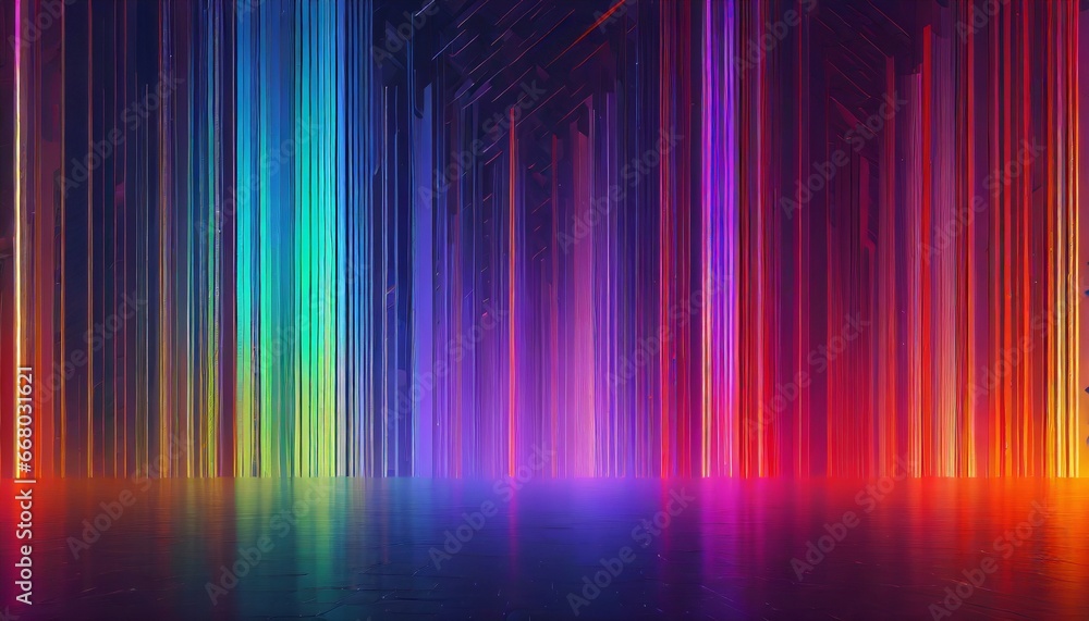 A Mesmerizing 3D Abstract Multicolor Visualization A Mesmerizing 3D Abstract Multicolor Visualization
