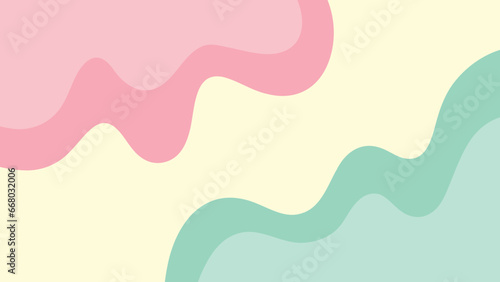 background pink green pastel color wallpaper template