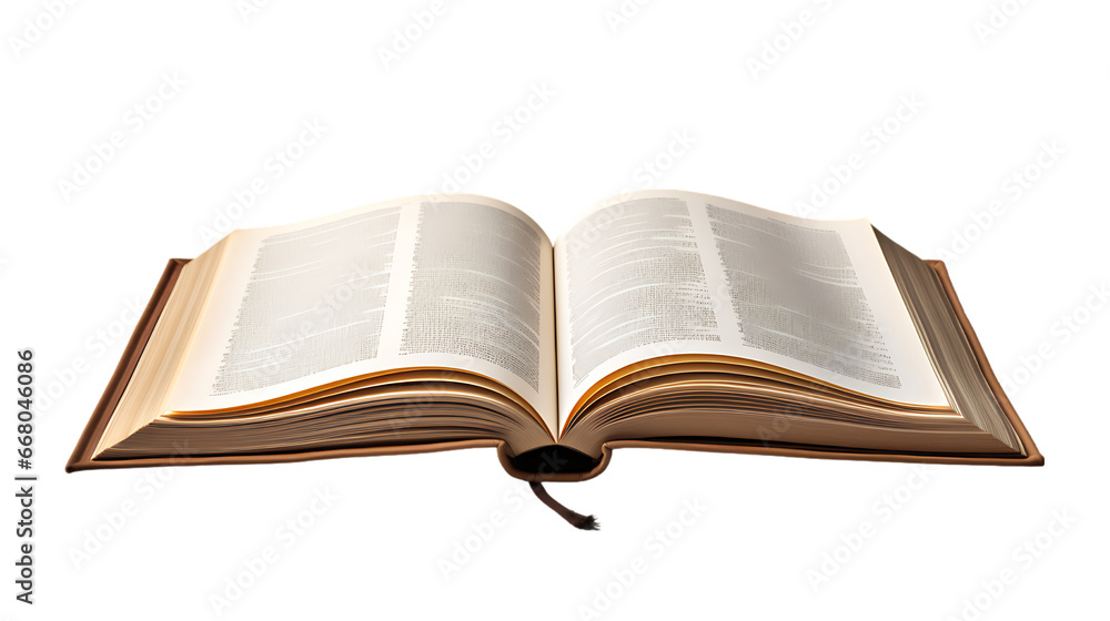 Opened Hardcover Book on White Background Isolated on Transparent or White Background, PNG Opened Hardcover Book on White Background Isolated on Transparent or White Background, PNG