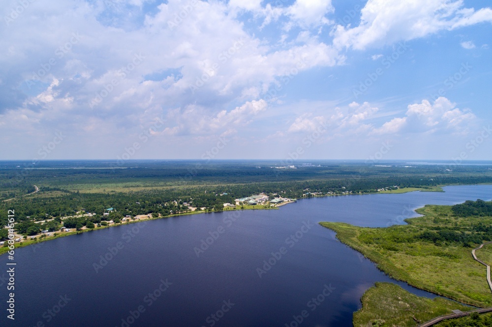 Aerial view of Gulf State Park