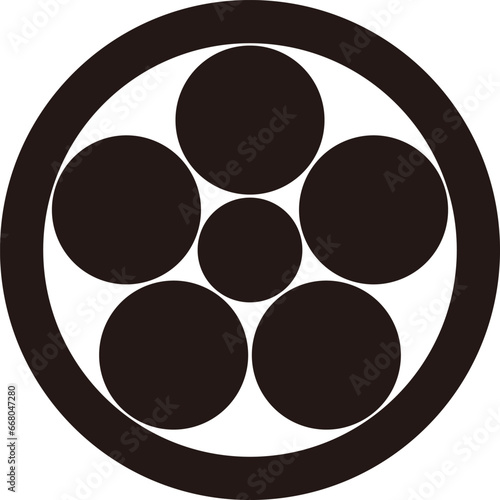 丸に星梅鉢