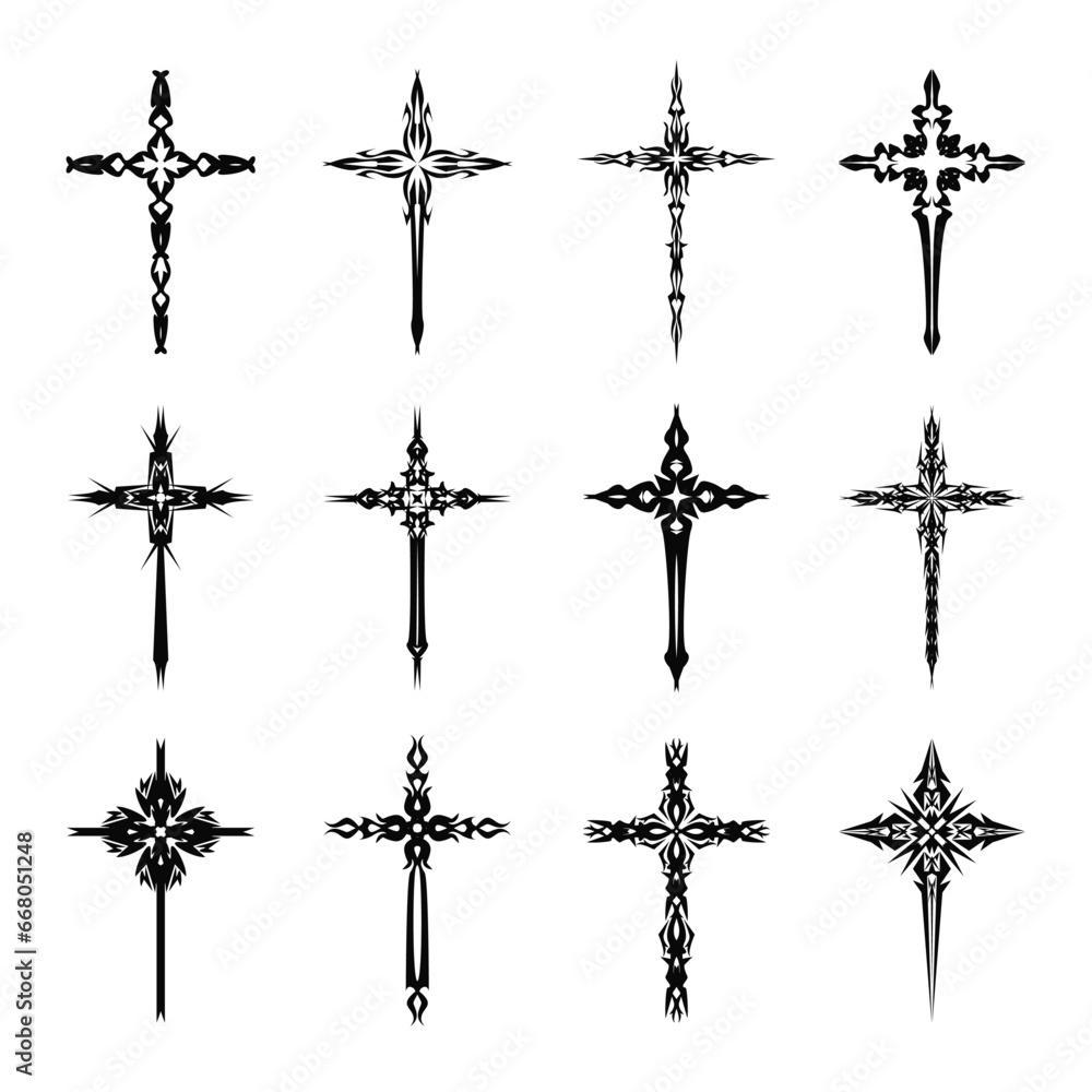 pattern with cross pattern with cross