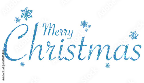 MERRY CHRISTMAS blue glitter text. Merry Christmas Background.