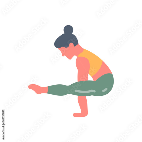 Firefly Pose Icon in vector. illustratio