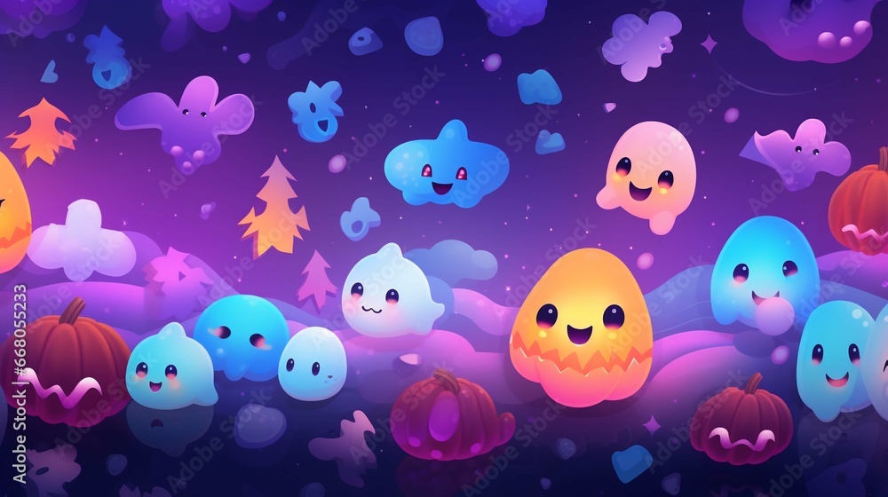 Obraz premium Halloween background. 