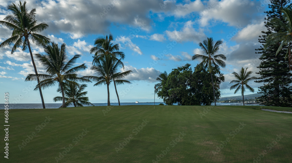 Geen no. 12 on Kona Country Club golf course, Hawaii Island, USA Geen no. 12 on Kona Country Club golf course, Hawaii Island, USA