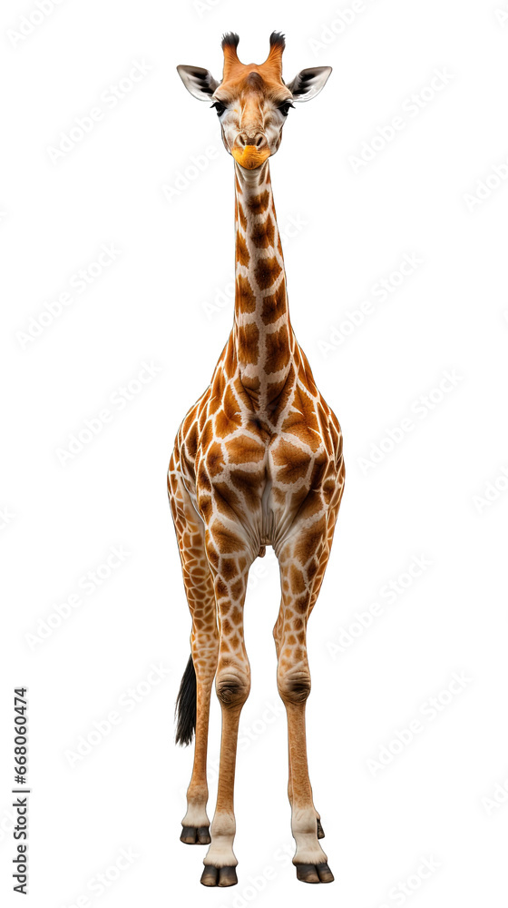 Obraz premium Giraffe Isolated
