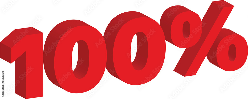 3d render of a discount symbol on a white background 3d render of a discount symbol on a white background