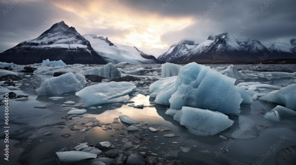 glaciers melted by global warming glaciers melted by global warming