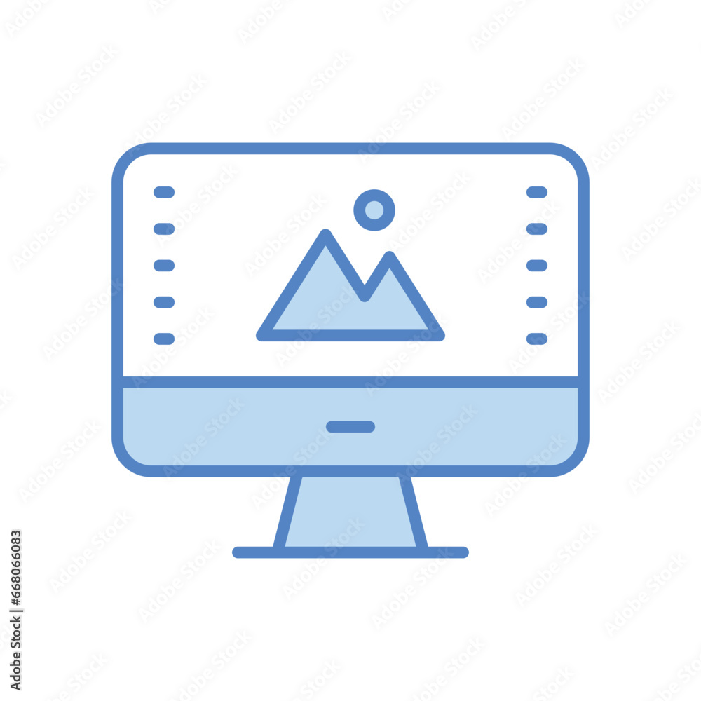 Design icon isolate white background vector stock illustration Design icon isolate white background vector stock illustration