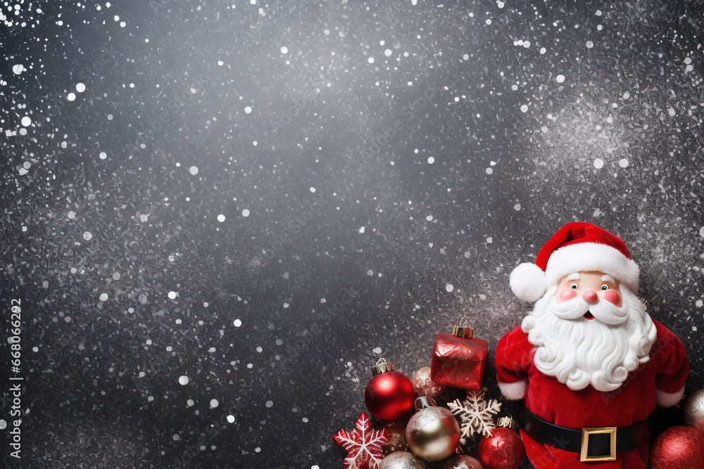 merry christmas and New Year Background and copy space for flat lay, generative ai merry christmas and New Year Background and copy space for flat lay, generative ai