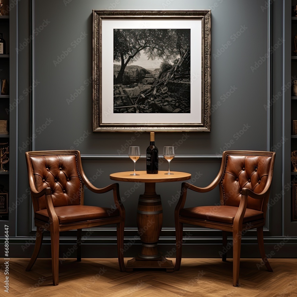 Fototapeta premium Dining Room Picture Frame | Modern Interior Design