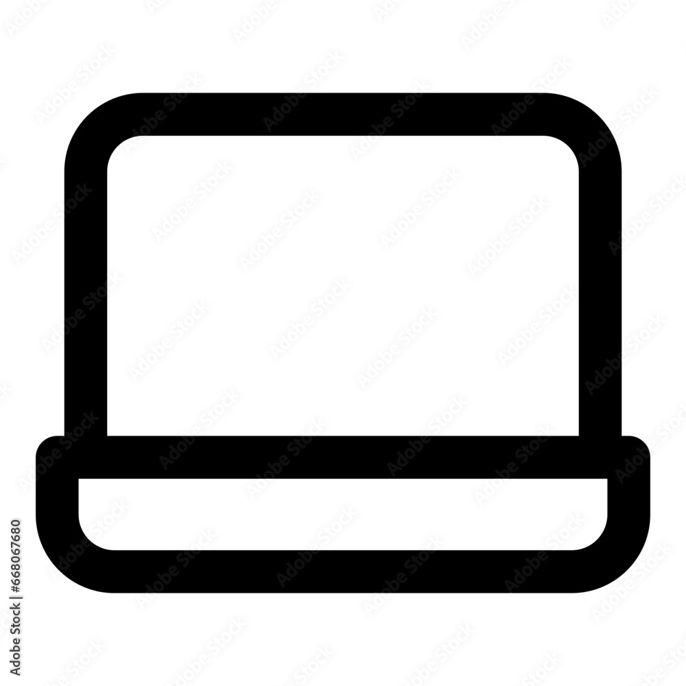 Laptop line icon Laptop line icon