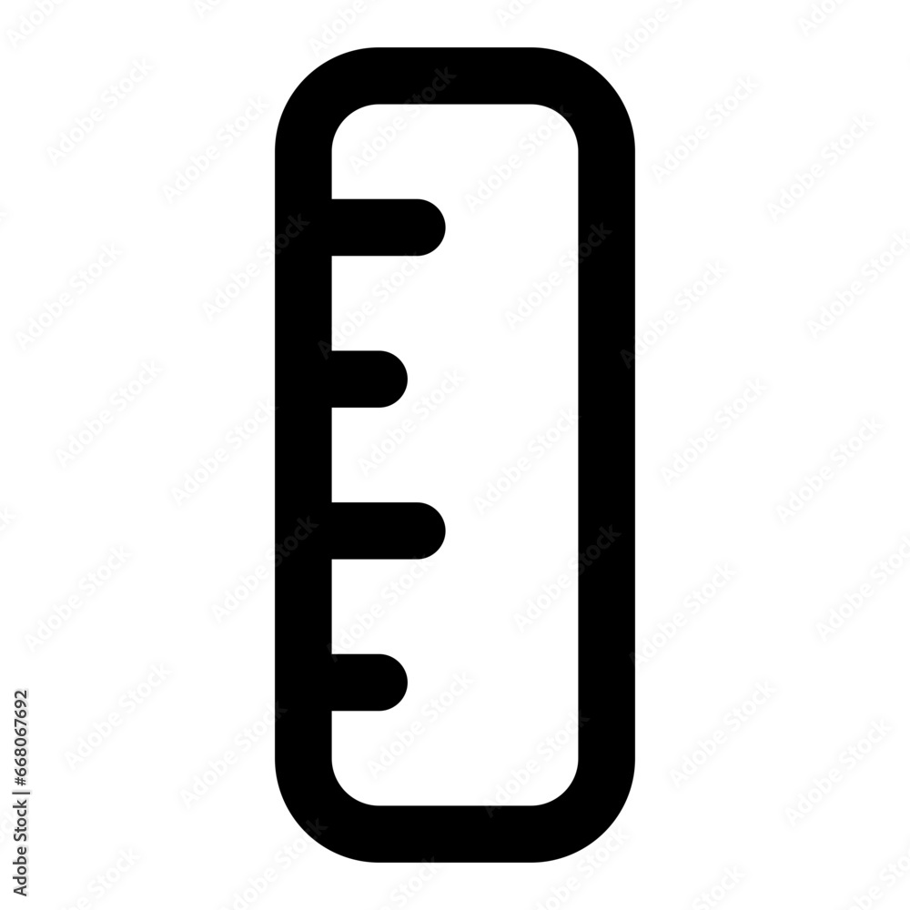 Ruler line icon Ruler line icon