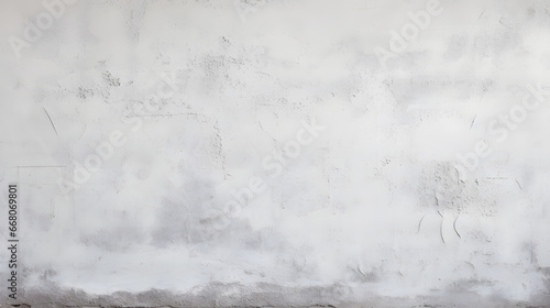 White concrete wall background texture with plaster. generative AI.