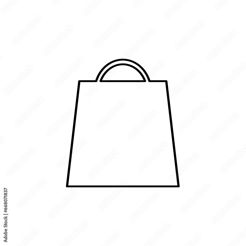 Outline Bag Icon Outline Bag Icon