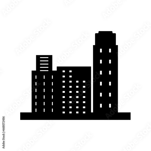 Vector Tall City Buildings