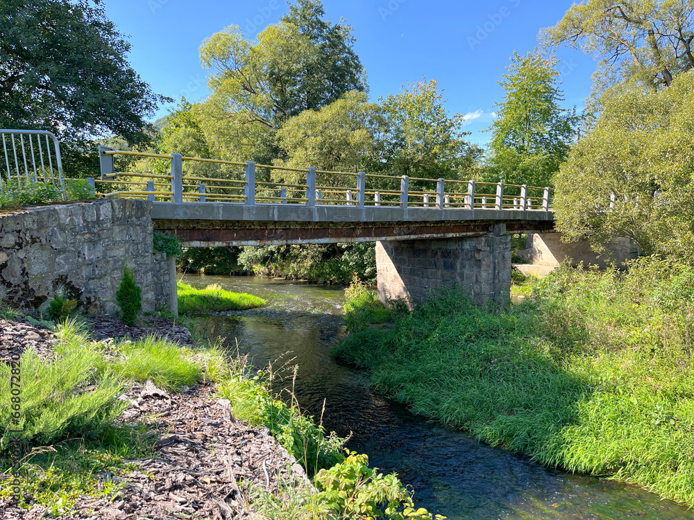 Road bridge over the Lomiczka River in Poland near Sniezka Mountain Road bridge over the Lomiczka River in Poland near Sniezka Mountain
