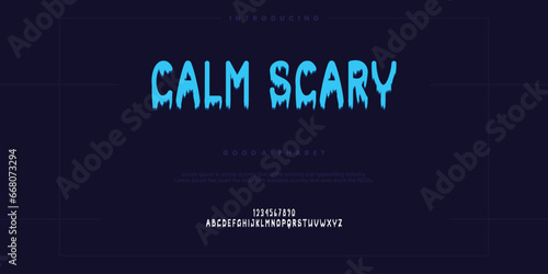 Modern abstract digital alphabet font. Minimal technology typography, Creative urban sport fashion futuristic font and with numbers. vector illustration