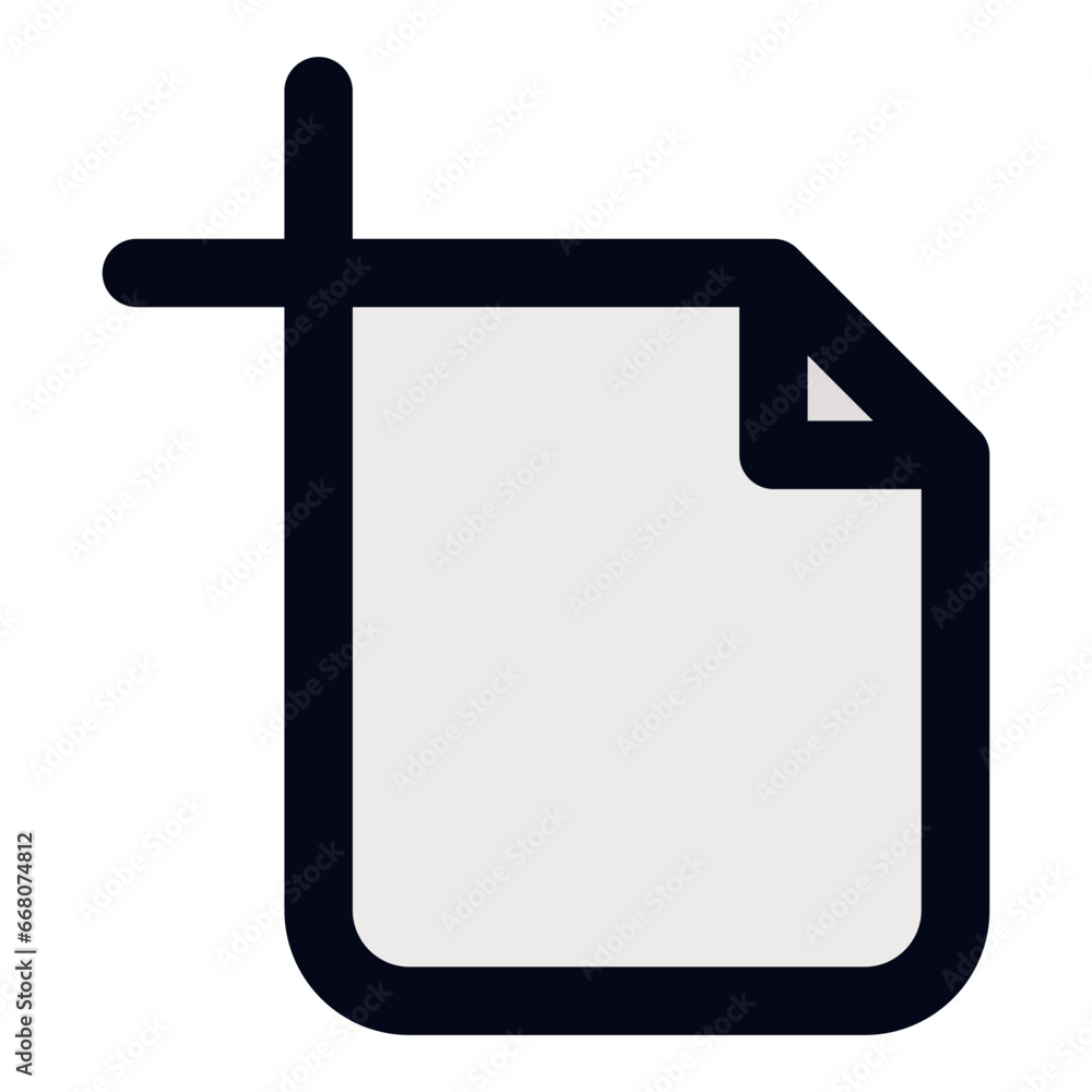 Fototapeta premium Artboard filled line icon