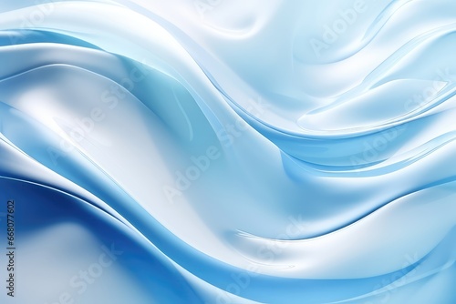 A Blue And White Wavy Background