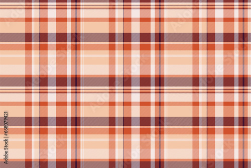 Tartan textile texture of check seamless background with a vector pattern fabric plaid.