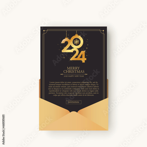 Christmas and New Year flyers, brochures, holiday cards templates