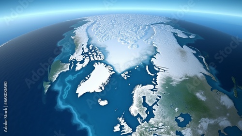 Arctic Region Map. Explore the Northern Wilderness.
