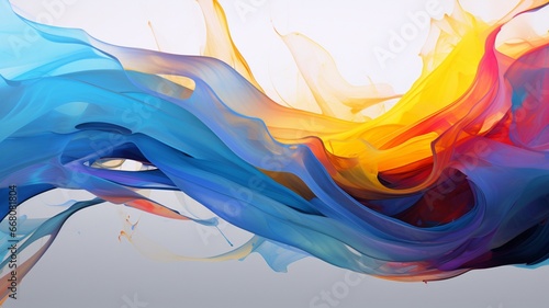 Anesthesia descending abstract art primaries wallpaper picture Ai generated art