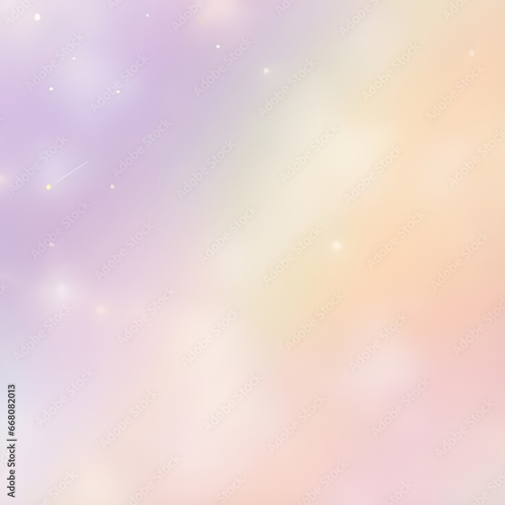 Fototapeta premium Pastel cosmic fantasy background.