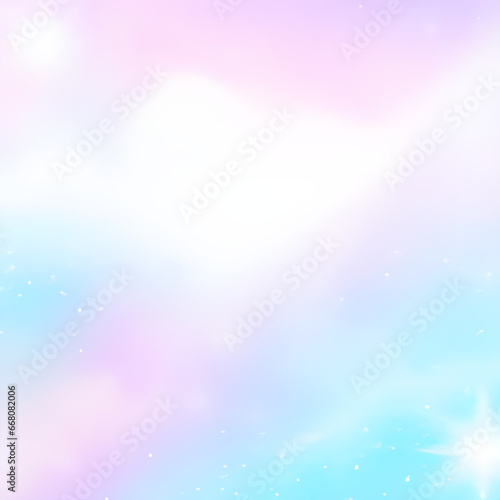 Pastel cosmic fantasy background.