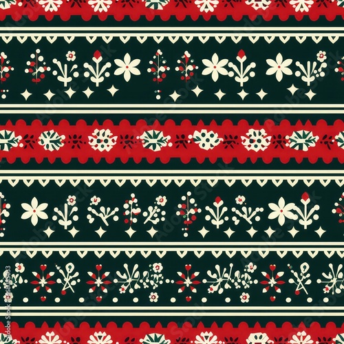 Seamless Nordic Digital Backgrounds, Christmas backdrops, Christmas Sweater Pattern Digital Paper, Scandinavian Surface Patterns, cosy paper