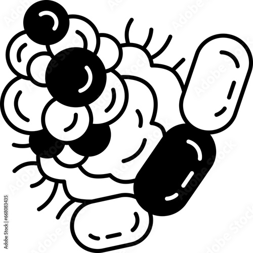 Foto bacteriology  icon
