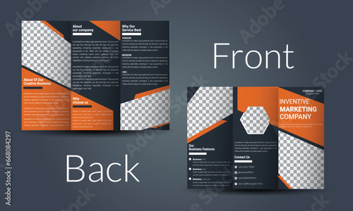 Professional Brochure Company Profile Like Bifold leaflet