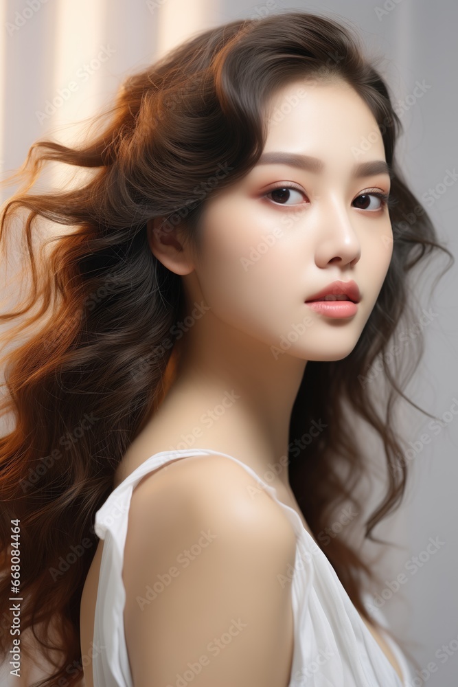 Portrait of beautiful young aisan woman. beauty fresh skin, wellness or cosmetic concept. Portrait of beautiful young aisan woman. beauty fresh skin, wellness or cosmetic concept.