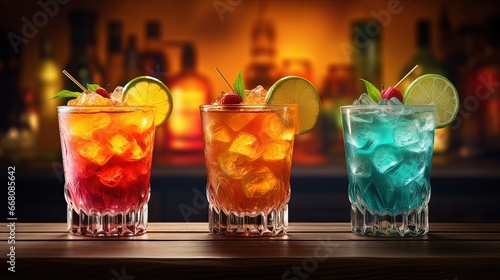 Refreshing summer drink ser...