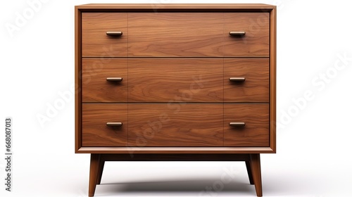 Wood dresser with mirror ma...