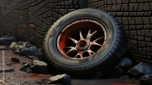 Replace the old wheel © vxnaghiyev